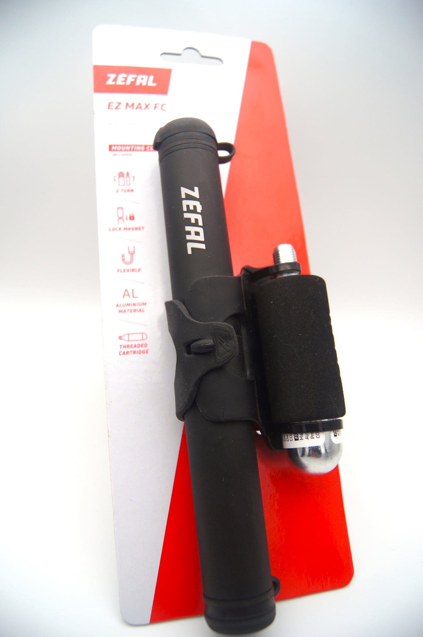 Zefal  ez max fc 2 in 1 co2 bike pump black